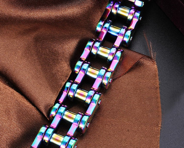 Bye Felicia Goods® Bike Chain Bracelet – Stainless Steel Statement Band
