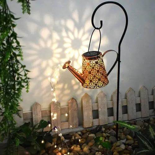 🌙 Bye Felicia® Sun Powered Sass - Solar Watering Can Light – LED Garden Waterfall Lantern-Bye Felicia Goods-Bye Felicia Goods