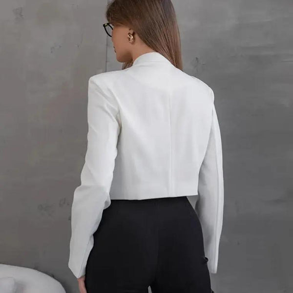 Versatile Stand Collar Blazer, Manhattan | BYMANYC ® New York-2