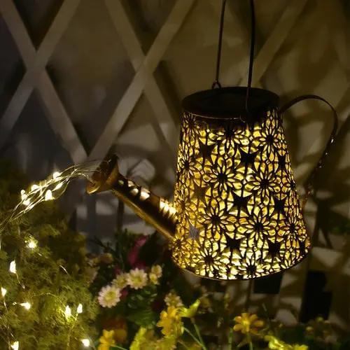 🌙 Bye Felicia® Sun Powered Sass - Solar Watering Can Light – LED Garden Waterfall Lantern-Bye Felicia Goods-Bye Felicia Goods