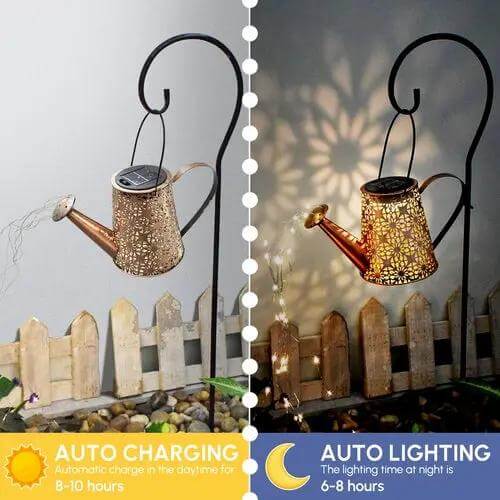 🌙 Bye Felicia® Sun Powered Sass - Solar Watering Can Light – LED Garden Waterfall Lantern-Bye Felicia Goods-Bye Felicia Goods
