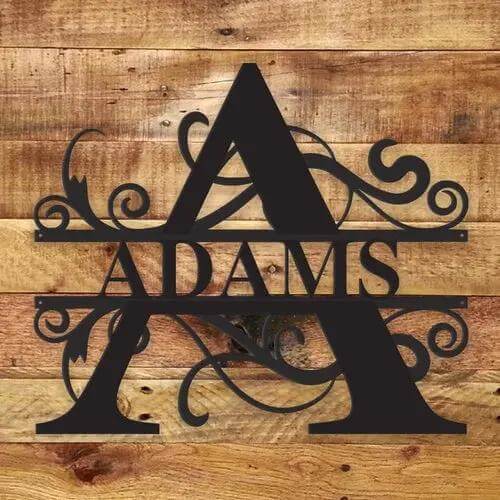 🏠 Bye Felicia® Custom Metal Name Sign – Personalized Monogram Wall Decor-Bye Felicia Goods-Bye Felicia Goods