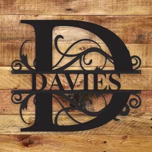 🏠 Bye Felicia® Custom Metal Name Sign – Personalized Monogram Wall Decor-Bye Felicia Goods-Bye Felicia Goods