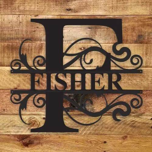 🏠 Bye Felicia® Custom Metal Name Sign – Personalized Monogram Wall Decor-Bye Felicia Goods-Bye Felicia Goods