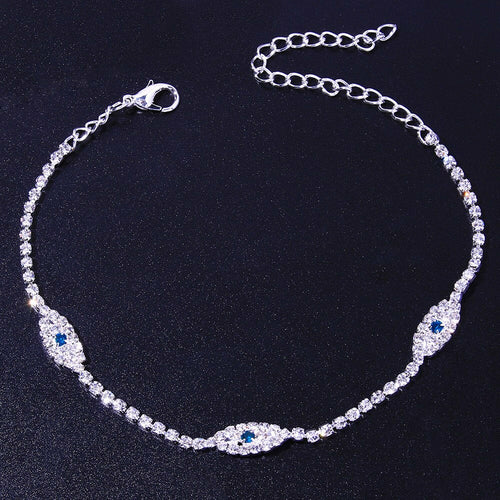 Sassy & Protected – Evil Eye Charm Anklet