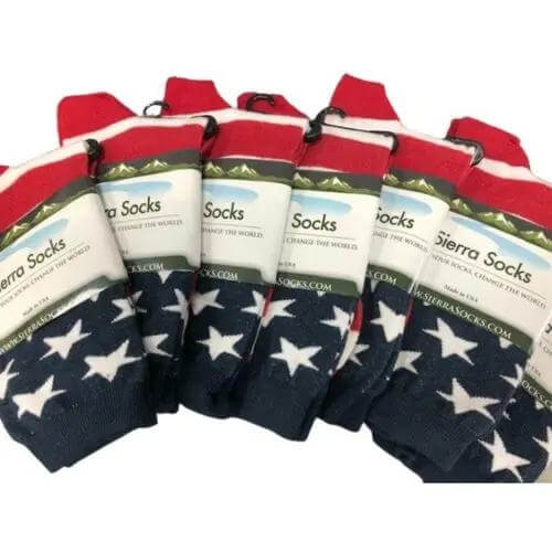 Bye Felicia® Patriotic Flag Crew Socks – Stars, Stripes & Swagger Bye Felicia Goods