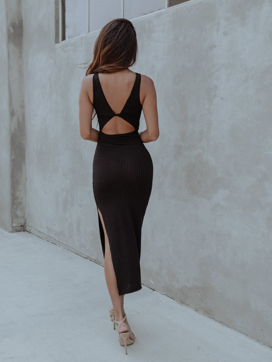 Milan Cut-out Black Dress – Bye Felicia Goods