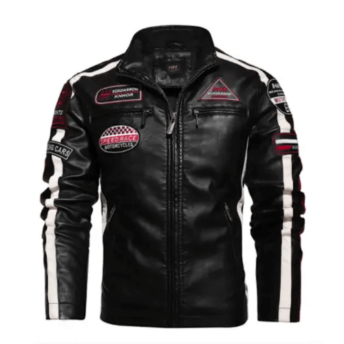 Bye Felicia® Biker Jacket – Men’s Vegan Leather Streetwear-Bye Felicia Goods-Bye Felicia Goods