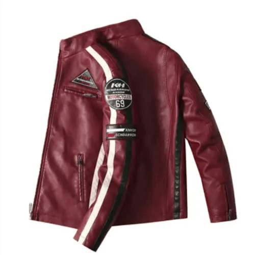 Bye Felicia® Biker Jacket – Men’s Vegan Leather Streetwear-Bye Felicia Goods-Bye Felicia Goods