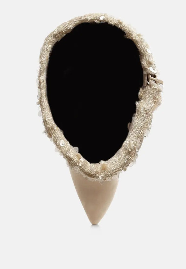 Bye Felicia® Sequin Fold-Over Stiletto Boots – Pointed Toe Party Showstoppers-Boots-London Rag-Bye Felicia Goods