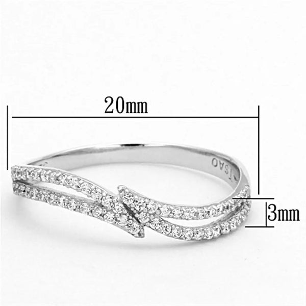 Bye Felicia® Sterling Silver CZ Ring – Classic 925 Rhodium-Finish Sparkle-Ring-Alamode-Bye Felicia Goods