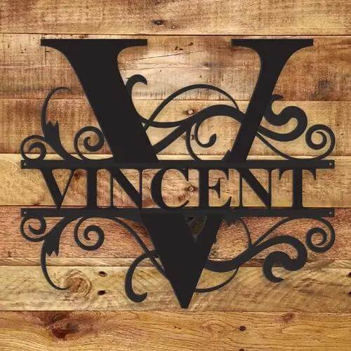 🏠 Bye Felicia® Custom Metal Name Sign – Personalized Monogram Wall Decor-Bye Felicia Goods-Bye Felicia Goods