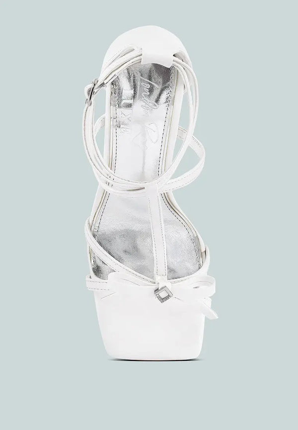 Affluence Jeweled High Heel Sandals-3