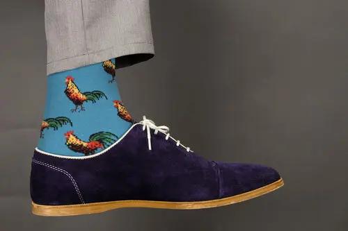 Bye Felicia® Rooster Crew Socks – Cocky Confidence by Real Sic Bye Felicia Goods