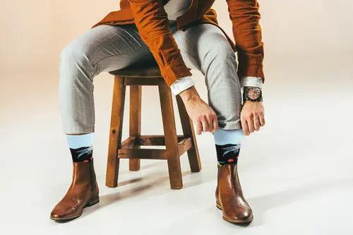 Bye Felicia® Tropical Fish Crew Socks – Ocean Vibes by Real Sic Bye Felicia Goods