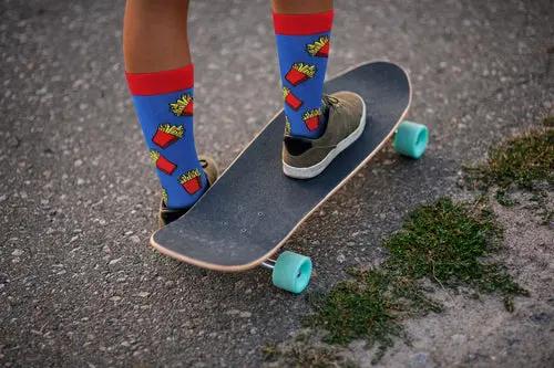 Bye Felicia® French Fry Crew Socks – Snack Energy by Real Sic Bye Felicia Goods