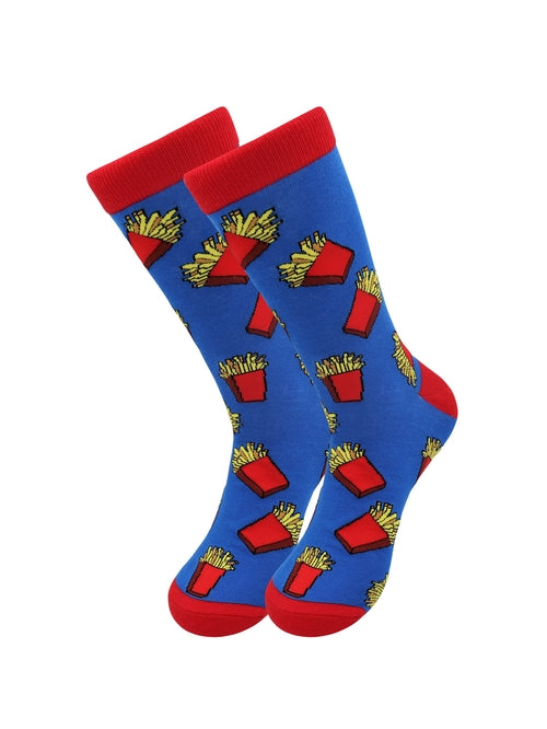 Hot & Crispy β French Fries Crew Socks by Real Sic
