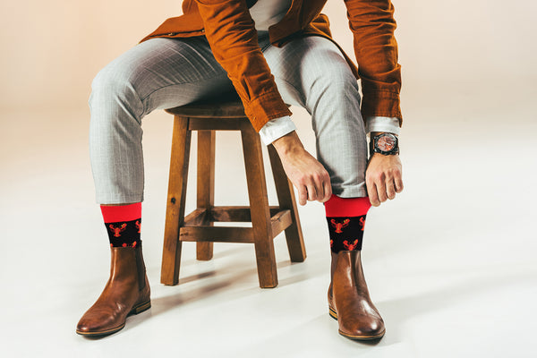Bye Felicia Goods® Real Sic Lobster Socks – Trendy Unisex Executive Socks