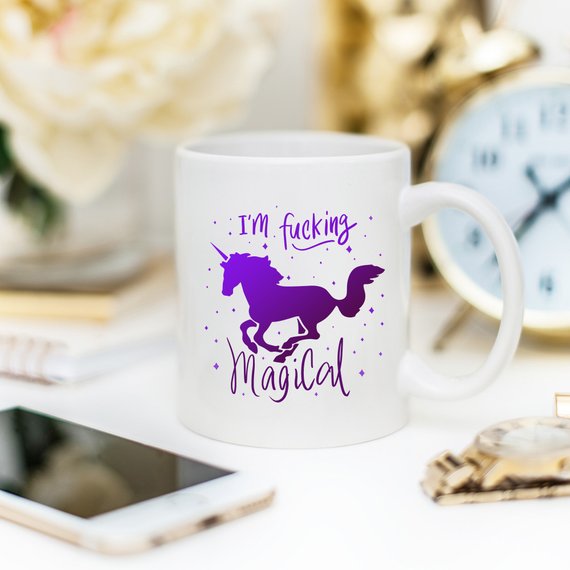 Bye Felicia Goods® “I’m F*cking Magical” Funny Coffee Mug – 11oz Ceramic