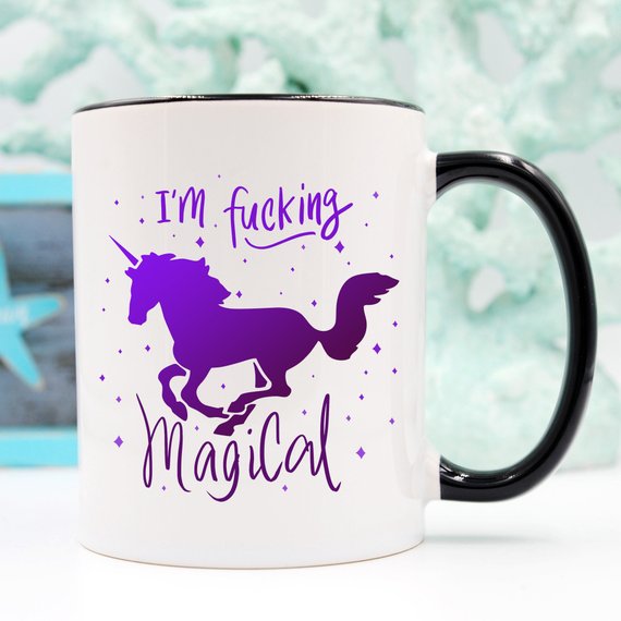 Bye Felicia Goods® “I’m F*cking Magical” Funny Coffee Mug – 11oz Ceramic