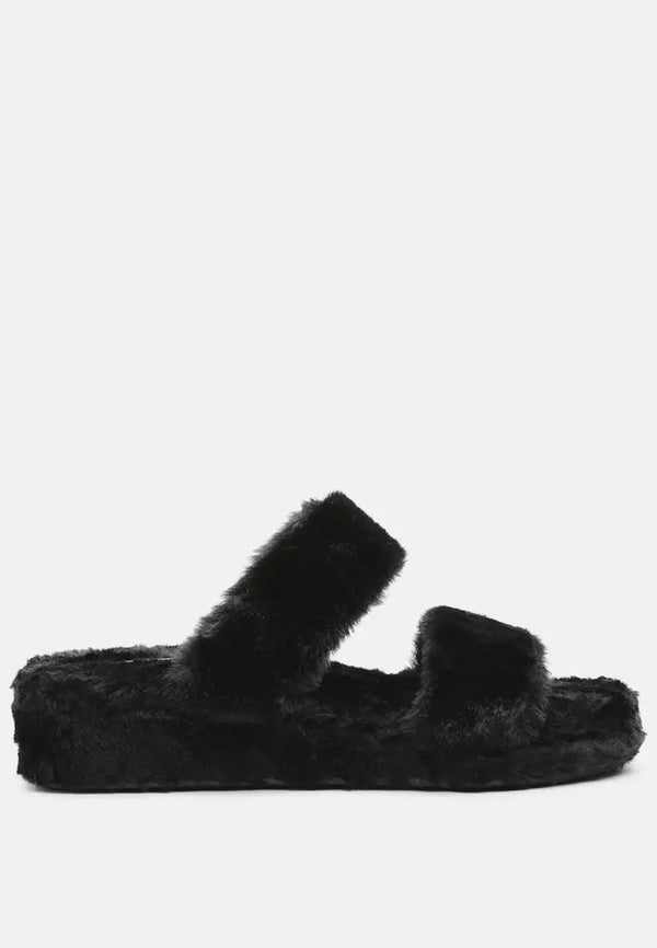 Smoothie Fur Slip-On Flats-5