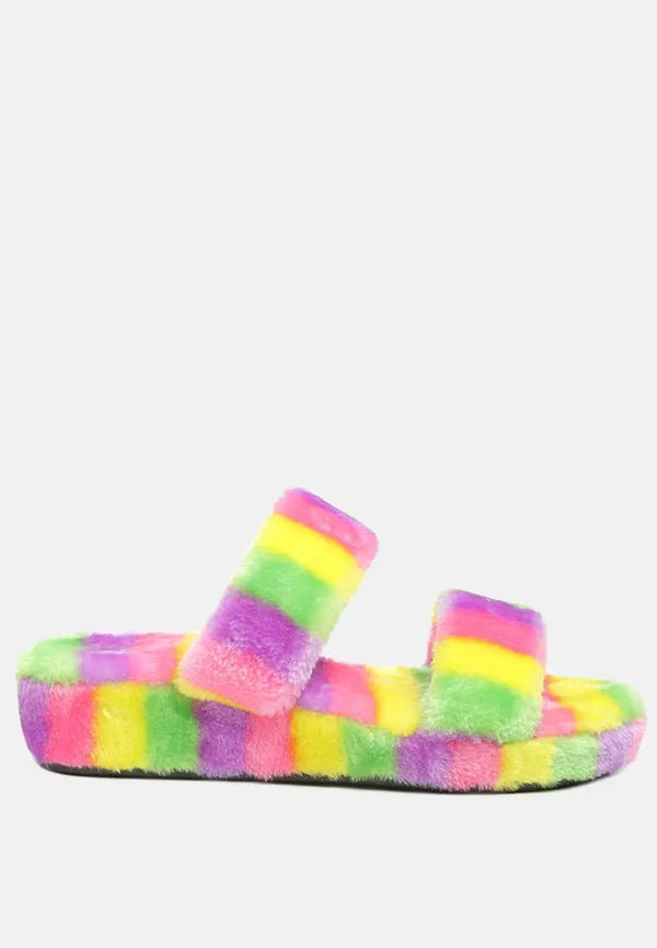 Smoothie Fur Slip-On Flats-7