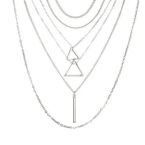 Bye Felicia® Layered Chain Necklace Set – 6 Chains, 1 Statement Look-Bye Felicia Goods-Bye Felicia Goods