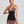 Black Crystal Bandage Bodycon Dress with Diamonds For Women, V-Neck, Meatpacking District, BYMANYC New York.-1