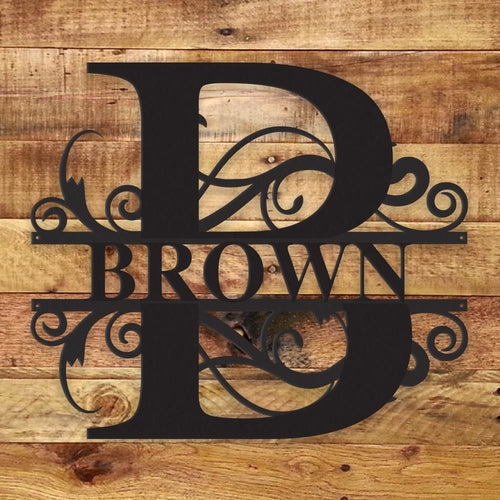 Custom Monogram Sign – Because Basic Walls Are Not Invited