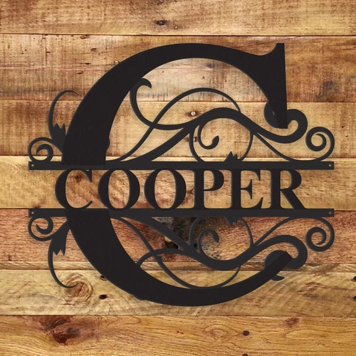 Custom Monogram Sign – Because Basic Walls Are Not Invited