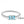 Bye Felicia Goods® Sea Blue CZ Ring – High-Polish Stainless Steel