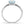 Bye Felicia Goods® Sea Blue CZ Ring – High-Polish Stainless Steel