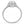 Bye Felicia Goods® Clear CZ Ring – High-Polish Stainless Steel Sparkle, classic.