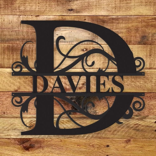 Custom Monogram Sign – Because Basic Walls Are Not Invited