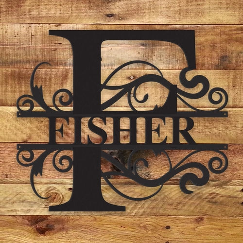 Custom Monogram Sign – Because Basic Walls Are Not Invited
