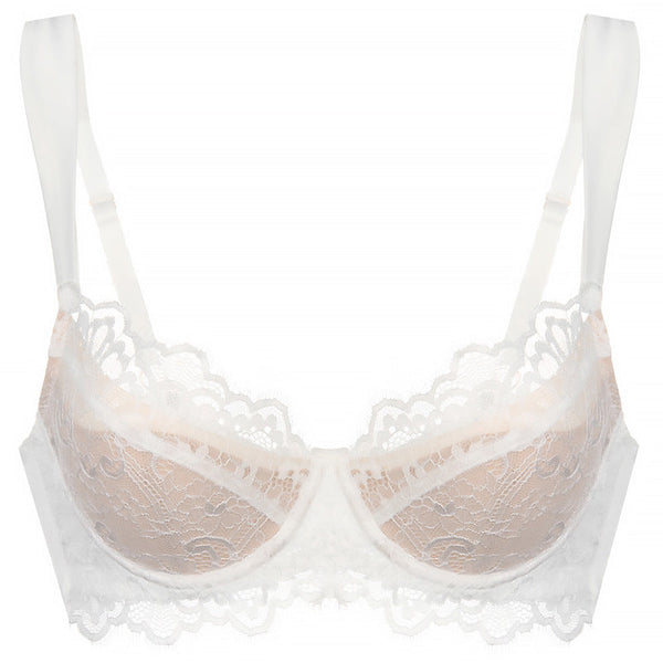 French Style Eyelash Lace Bra for Large Chest and Plus Sizes, Upper East Side, BYMANYC New York.-5