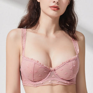 French Style Lace Minimizer Bra with Side Support For Large Chests, Upper East Side, BYMANYC New York.-0