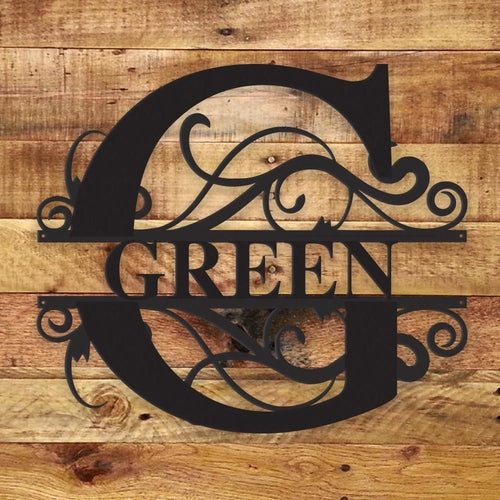 Custom Monogram Sign – Because Basic Walls Are Not Invited