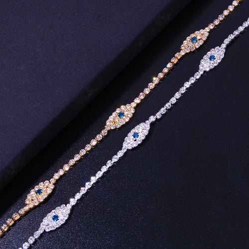 Sassy & Protected – Evil Eye Charm Anklet