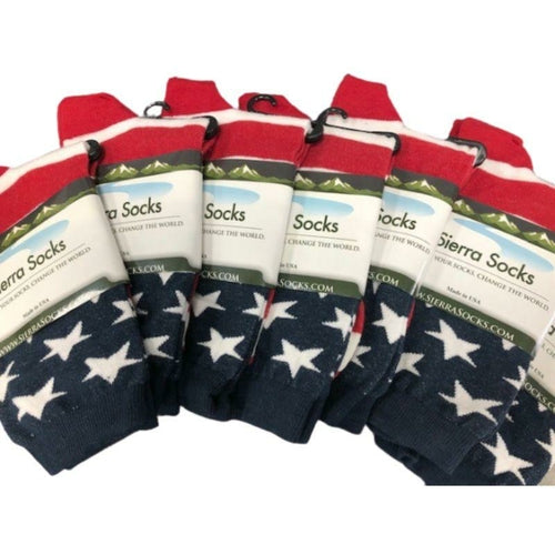 🇺🇸 Stars, Stripes & Sass Crew Socks