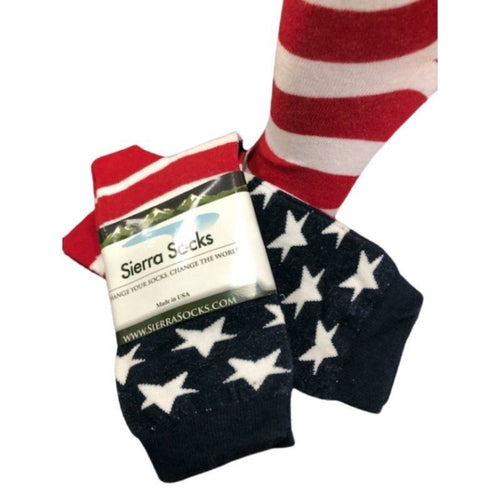 🇺🇸 Stars, Stripes & Sass Crew Socks