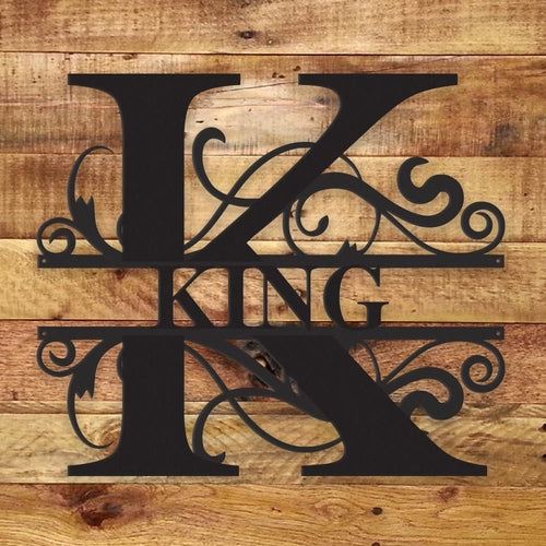 Custom Monogram Sign – Because Basic Walls Are Not Invited