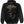 Bye Felicia Goods® Midnight Skull Tribal Hoodie – Black Cotton Fleece Pullover