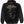 Bye Felicia Goods® Midnight Skull Tribal Hoodie – Black Cotton Fleece Pullover