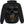 Bye Felicia Goods® Midnight Skull Tribal Hoodie – Black Cotton Fleece Pullover
