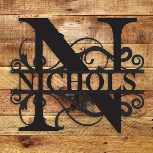 Custom Monogram Sign – Because Basic Walls Are Not Invited