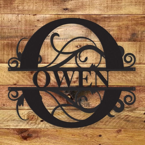 Custom Monogram Sign – Because Basic Walls Are Not Invited