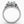 Bye Felicia Goods® Clear CZ Statement Ring – High-Polish Stainless Steel
