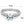 Bye Felicia Goods® Clear CZ Ring – Rhodium-Finished 925 Sterling Silver