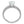 Bye Felicia Goods® Clear CZ Ring – Rhodium-Finished 925 Sterling Silver